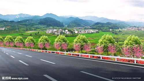 公路綠化效果圖與橋梁設(shè)計的融合之美